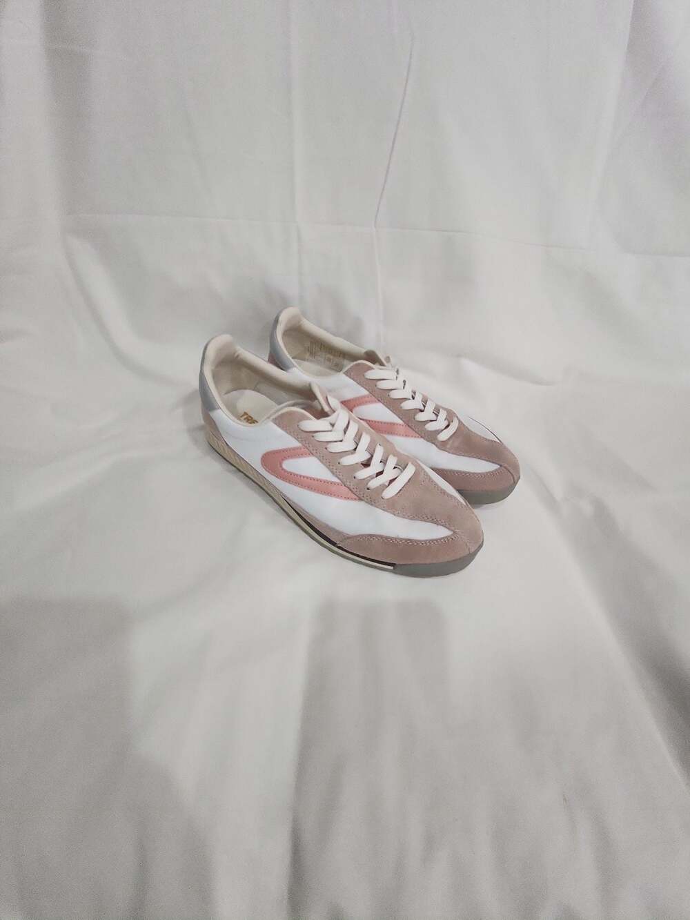Tretorn Rawlins Blush Retro Lace-Up Sneakers